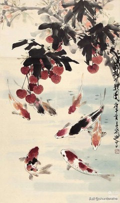 九魚(yú)圖國(guó)畫(huà)