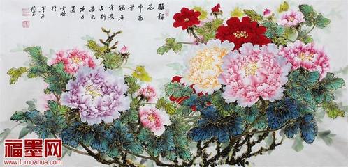 國畫牡丹作品欣賞