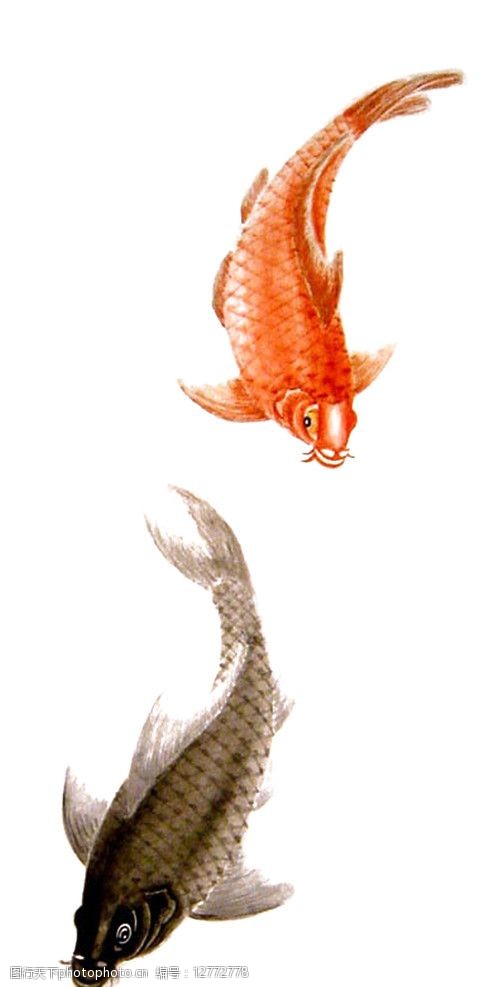 水墨畫魚圖片大全