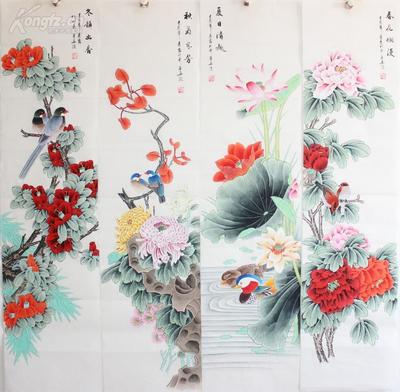 工筆花鳥畫家