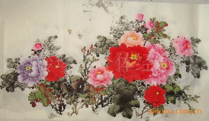 花開富貴國畫